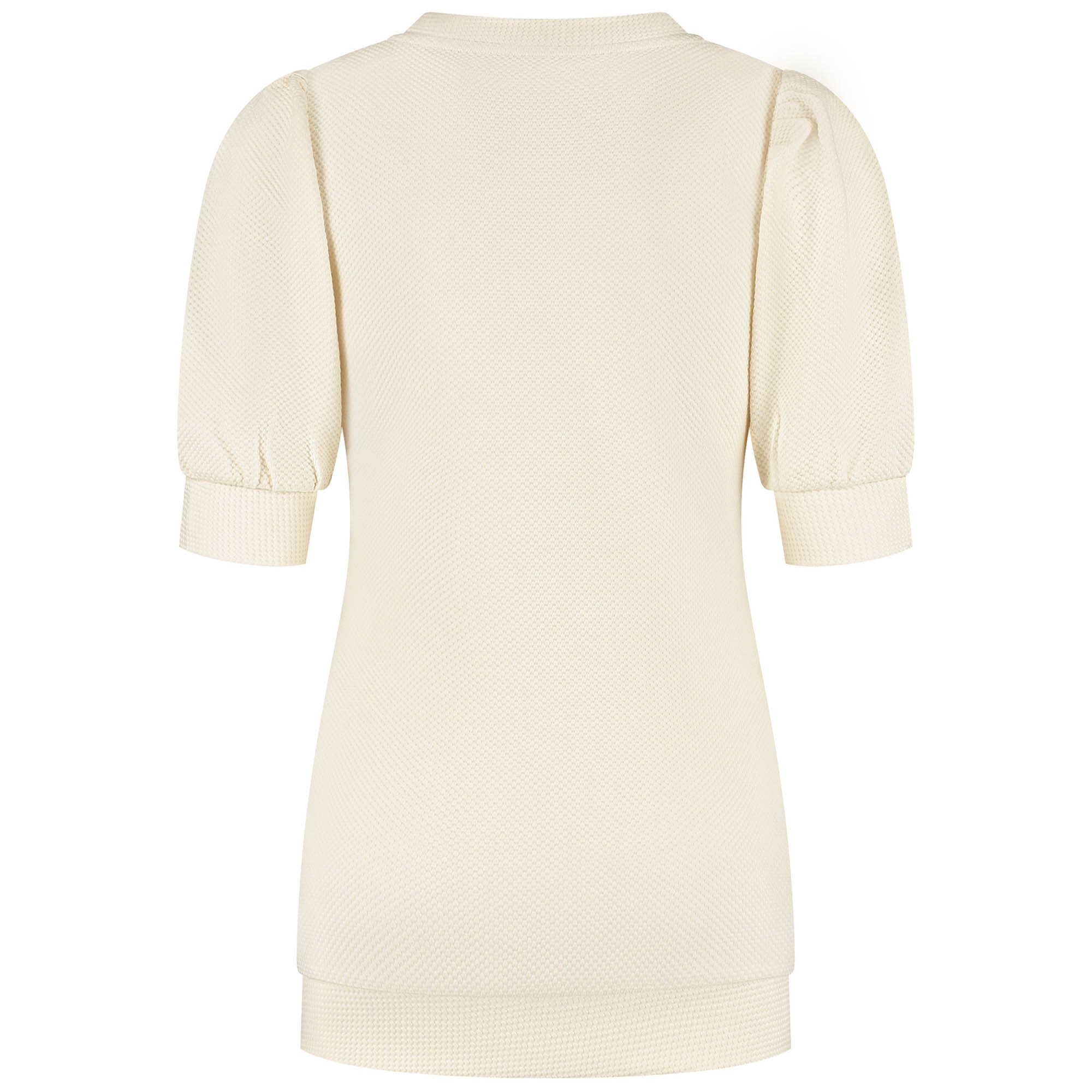 Prénatal zwangerschapsshirt driekwart mouwen effen beige