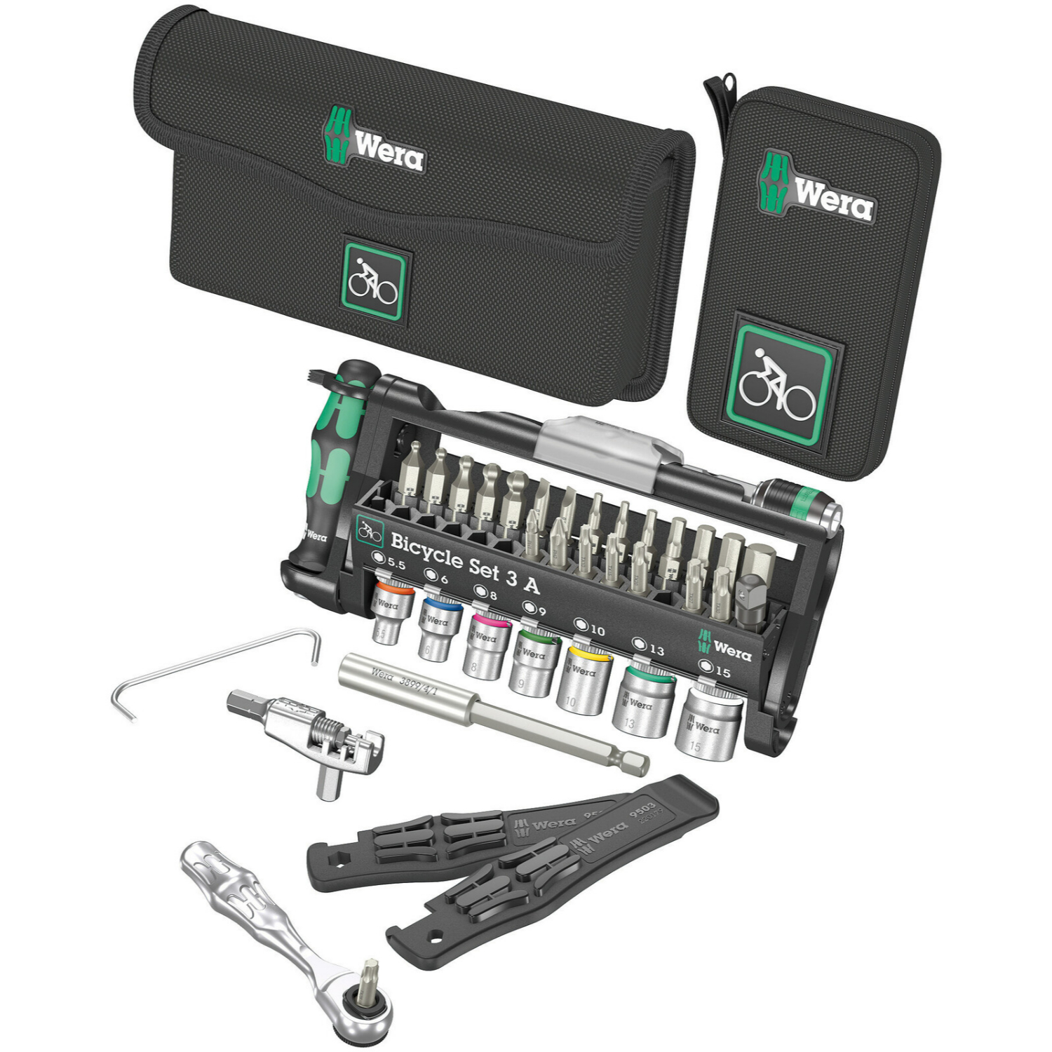 Wera Bicycle Set 3 A, 40‑delige Ratelset - 1/4