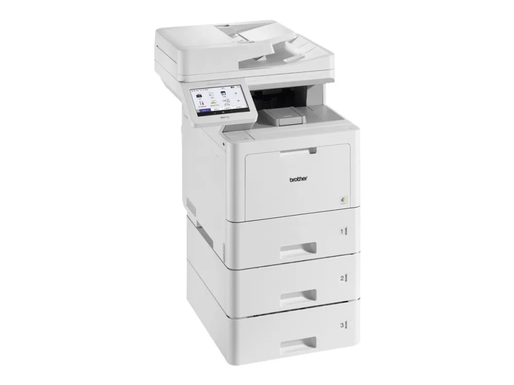 Brother MFC-L9670CDNTT - Multifunktionsprinter - farve - laser - A4/Legal (medie) - op til 40 spm (kopiering) - op til 40 spm (udskriver) - 1620 ark - 33.6 Kbps - Gigabit LAN, USB 2.0, USB 2.0 vært, NFC