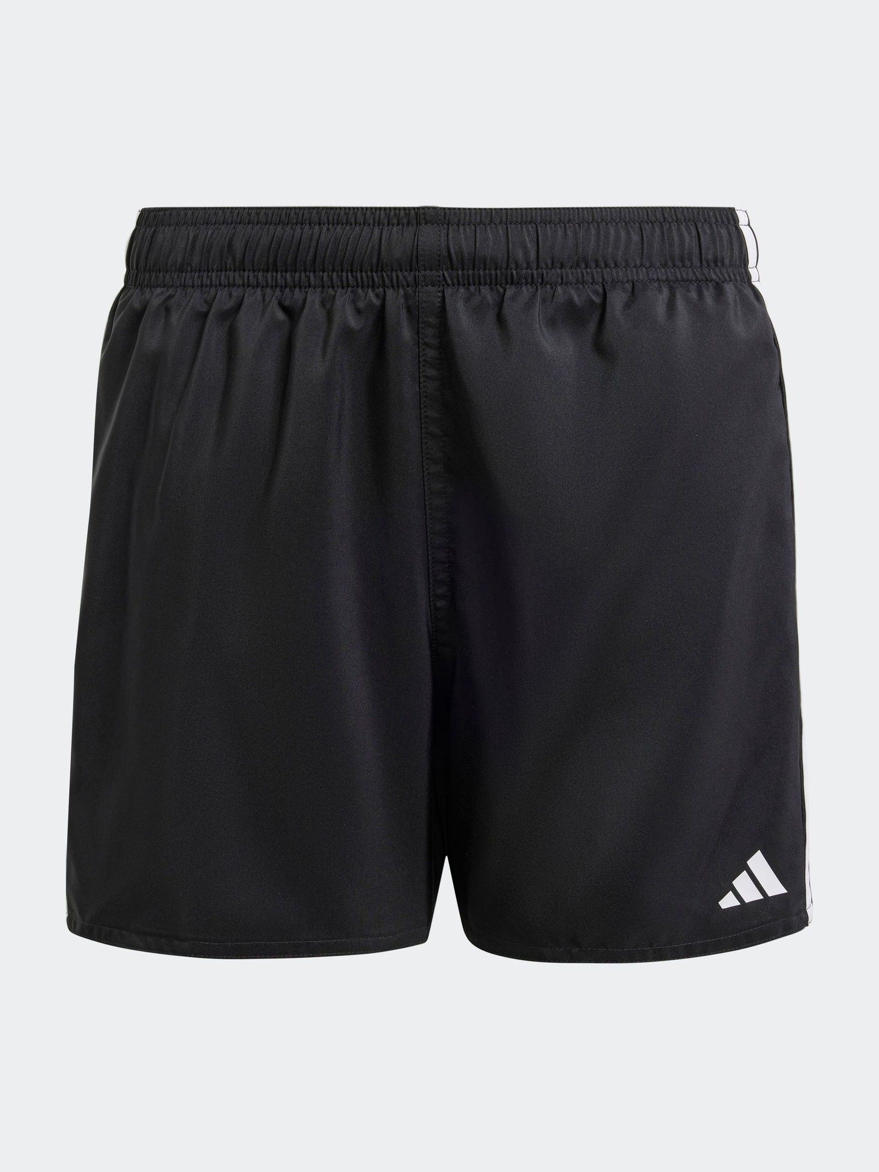 Zwart - adidas 3-Stripes Kids Swim Shorts