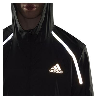 Veste imperméable adidas running Marathon Noir Homme