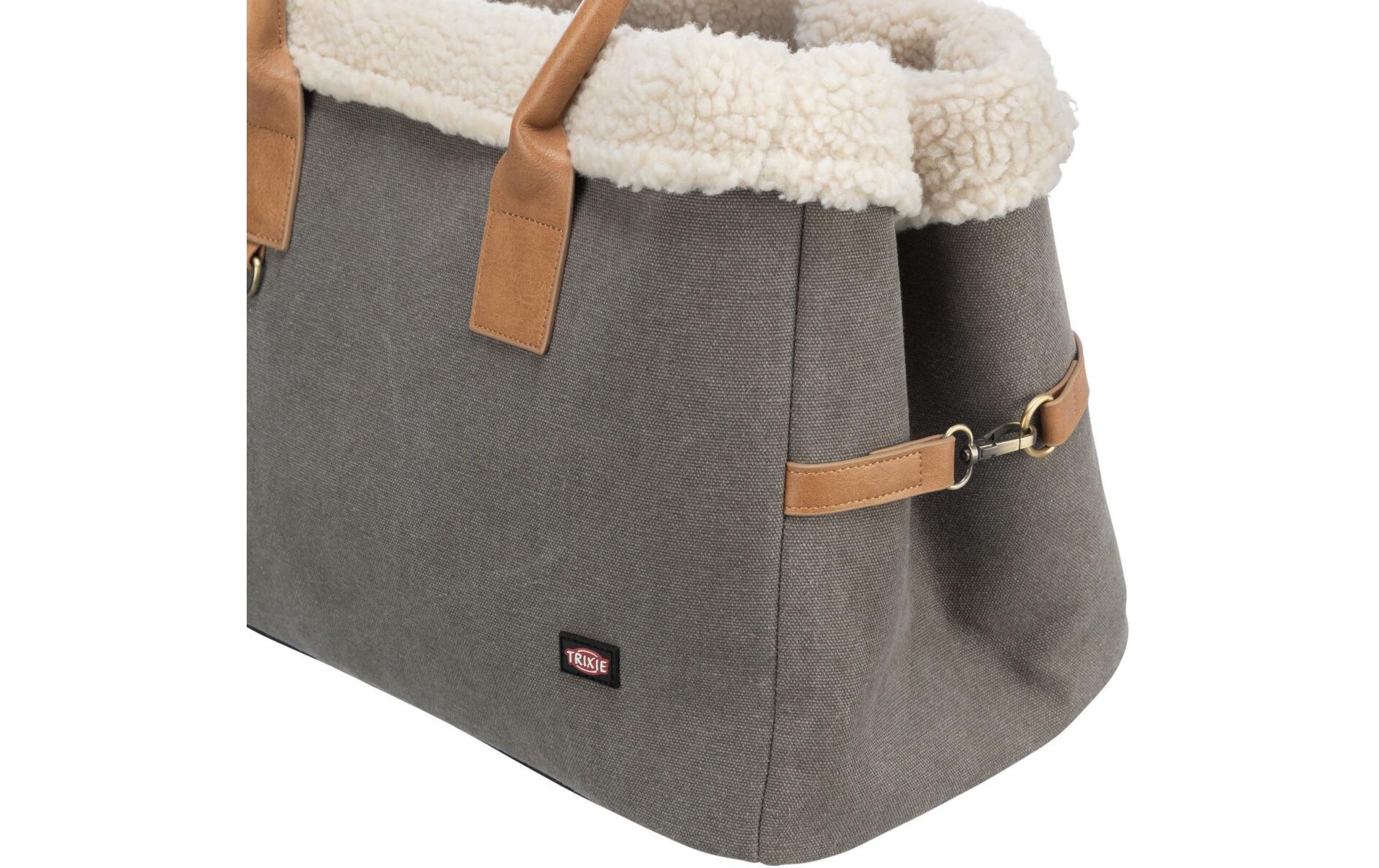 Tiertransport-Tasche Rachel, 25 × 30 × 40 cm, Grau/HellbraunTransporttasche
