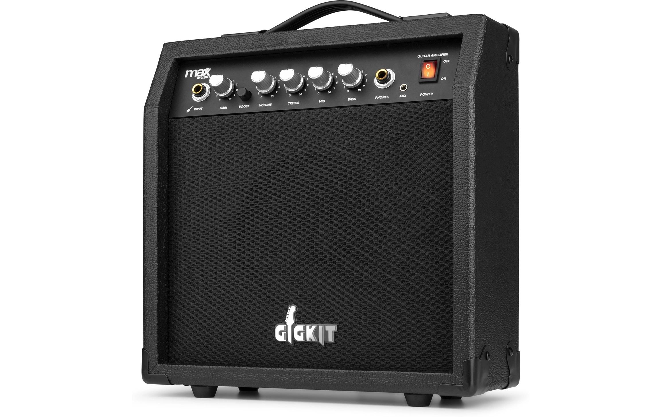 E-Gitarre GigKit Quilted Style Schwarz<br>E-Gitarre mit Zubehör
