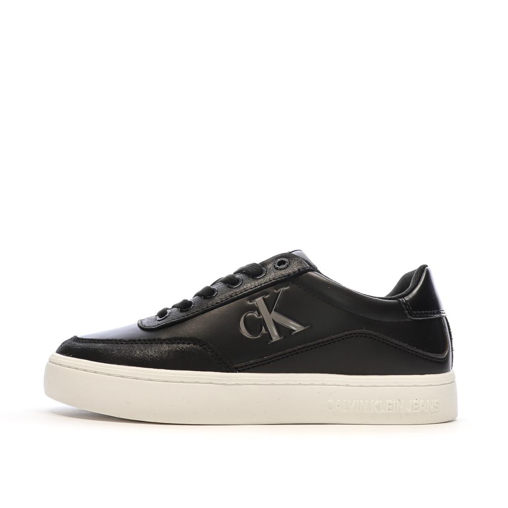 Calvin Klein Jeans Baskets Noires Femme Calvin Klein Jeans Cupsole
