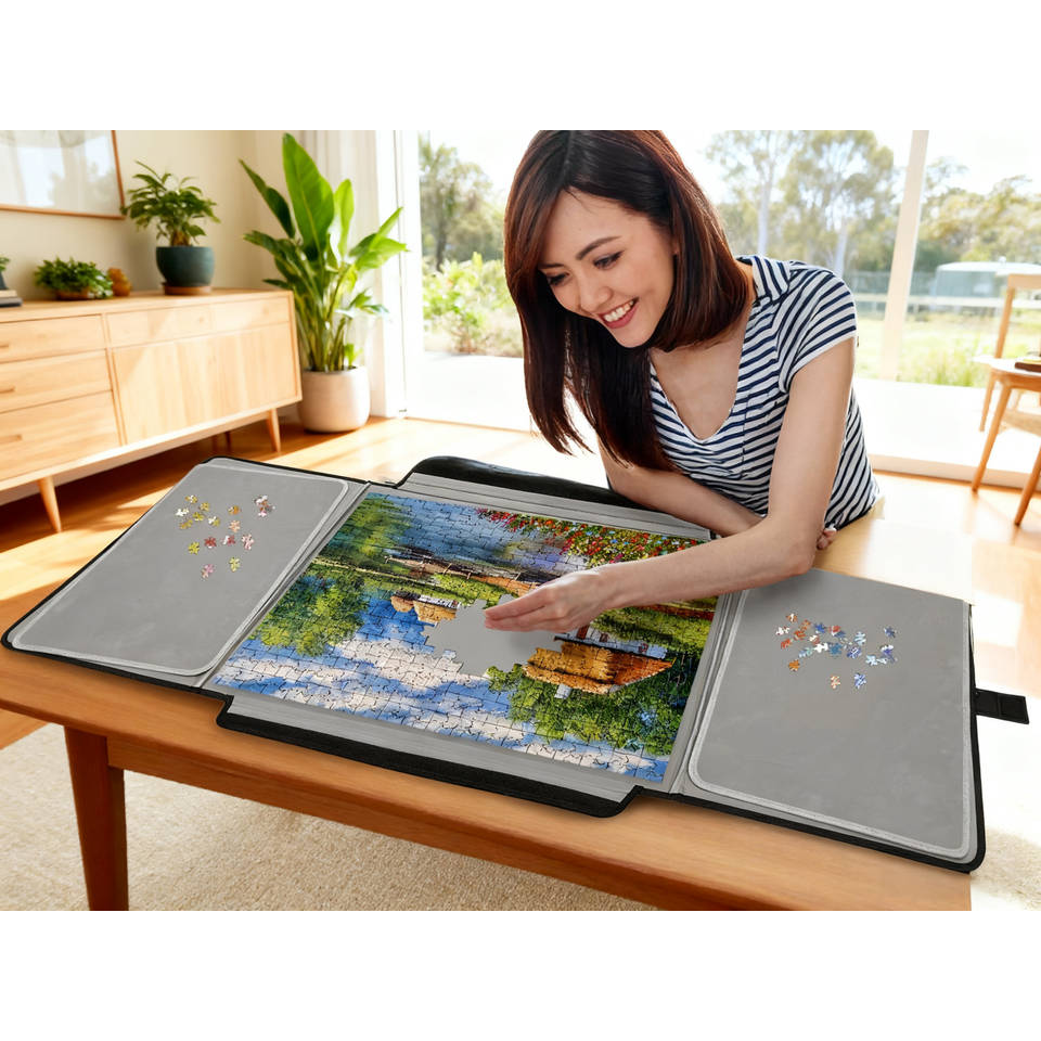 Draagbare puzzelmat - 500-1000 stukjes