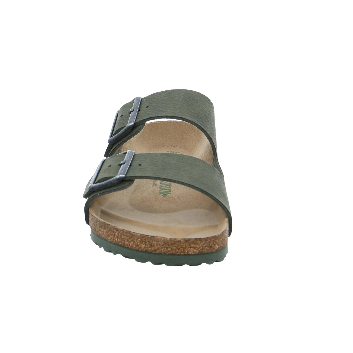 BIRKENSTOCK Bio-Mûles Olive Lederimitat
