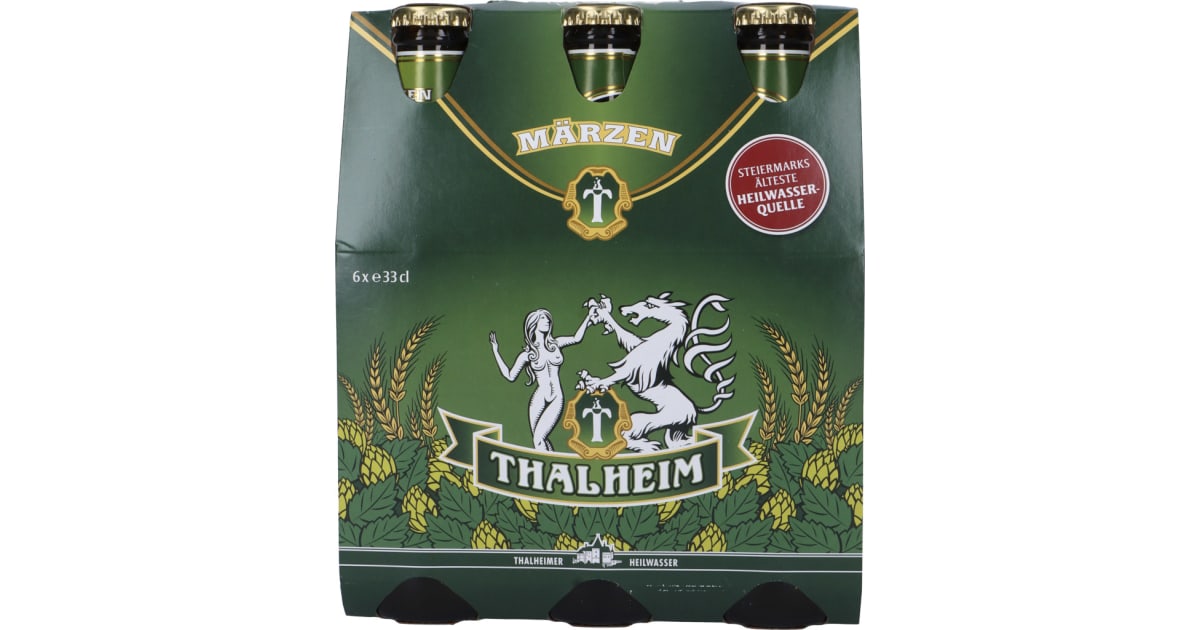 Thalheim Märzen Bier Tray 6x 0,33 Liter (Einweg)