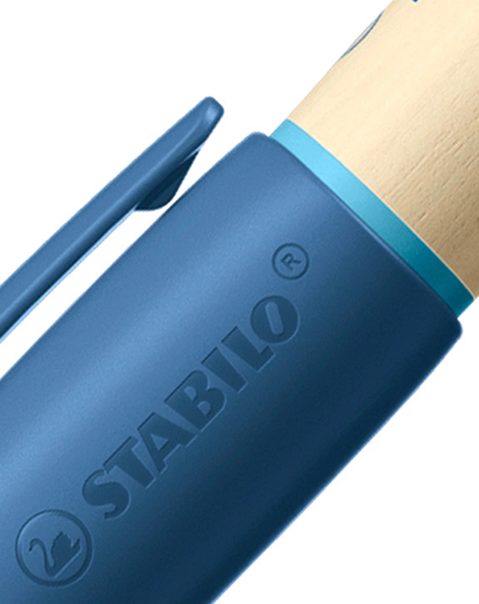 Füller STABILO® EASYbirdy Timber Feder A für Rechtshänder in blau