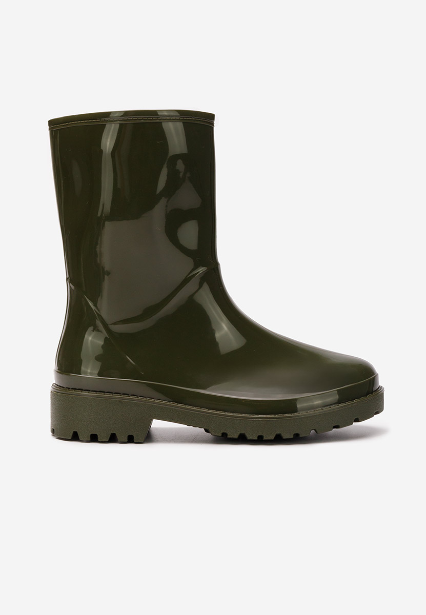 Bottes en caoutchouc vert Jalena