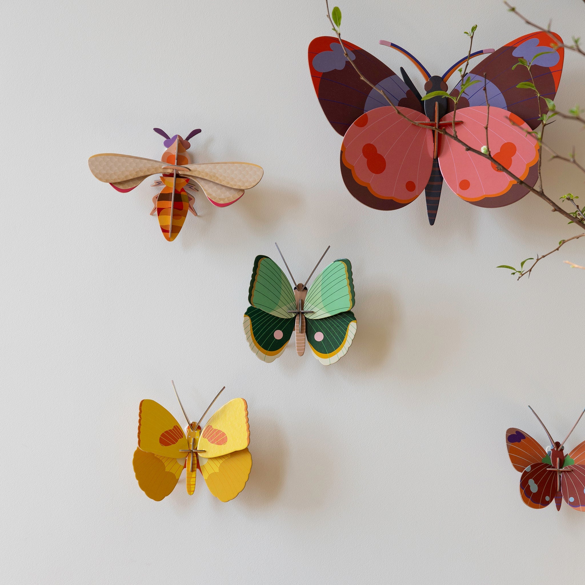 Bastelset Schmetterling Yellow