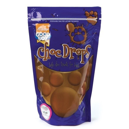 Pérolas de chocolate para cães