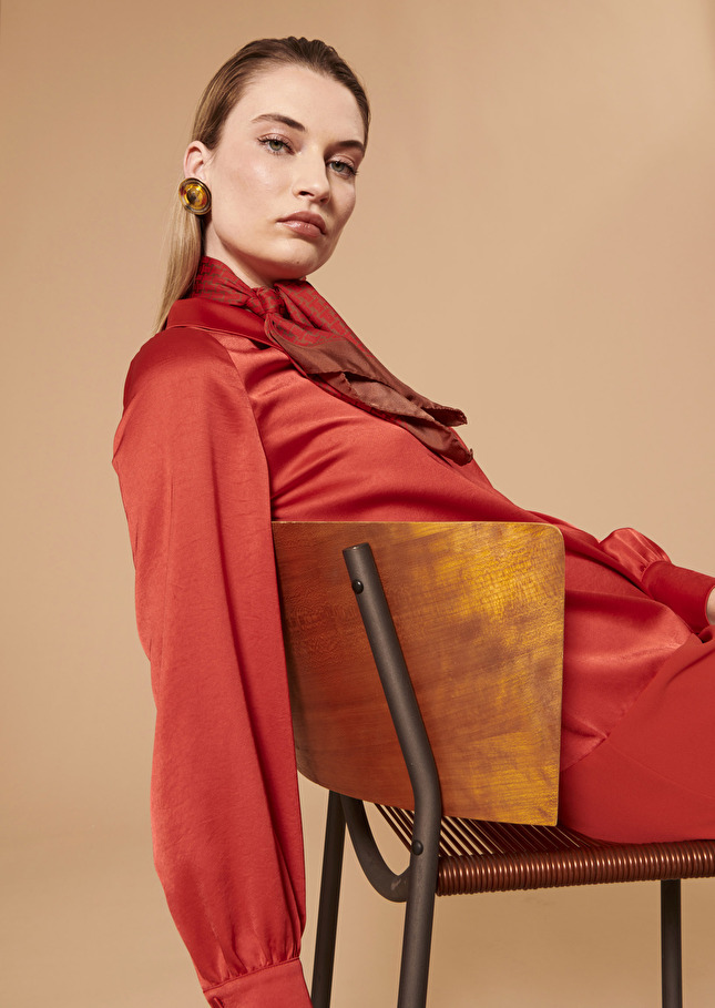 Robe Ravelrouge en satin