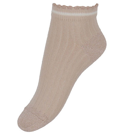 MP Sneaker-Socken - 3er-Pack - Petra - Hellblau/Rosa/Weiß m. Gli