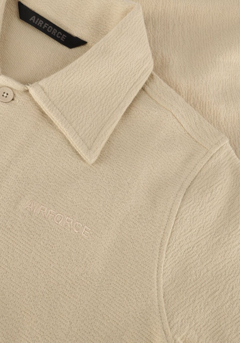 AIRFORCE beige airforce casual overhemd geb1106