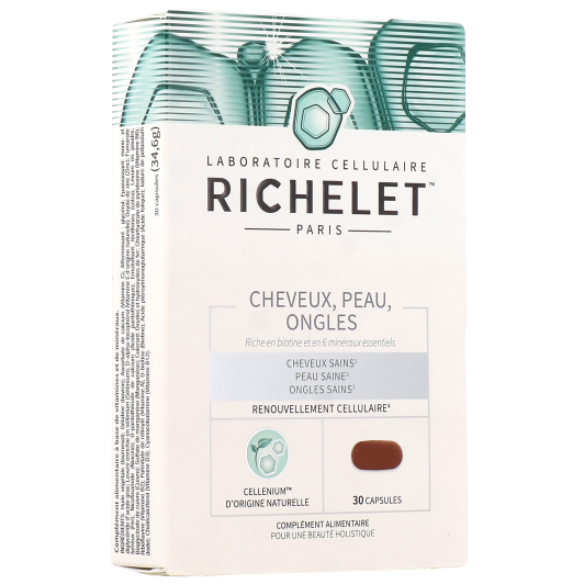 Richelet Cheveux peau et ongles - Complément alimentaire