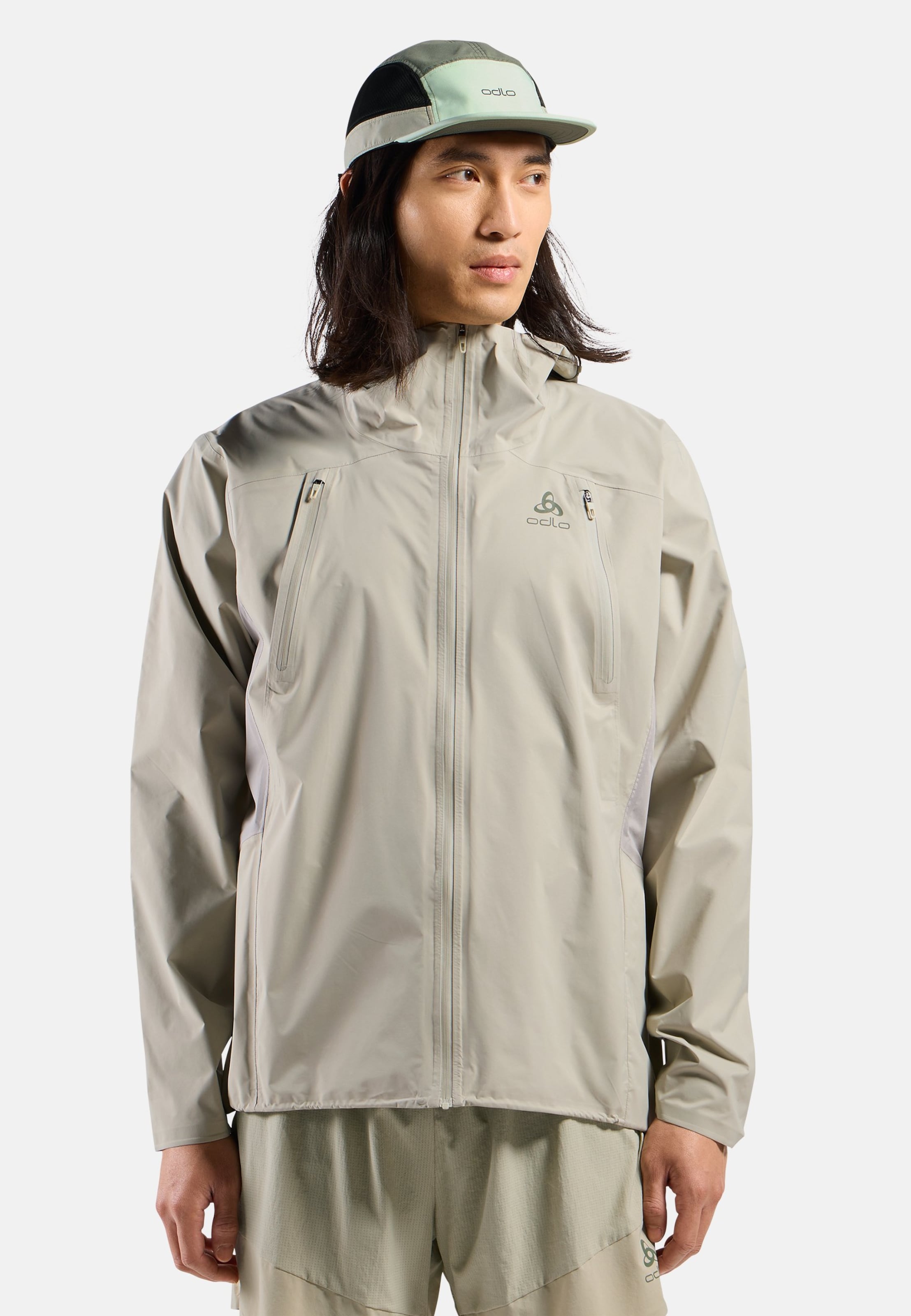 Wasserdichte X-Alp Pro 2.5L Jacke in agate gray
