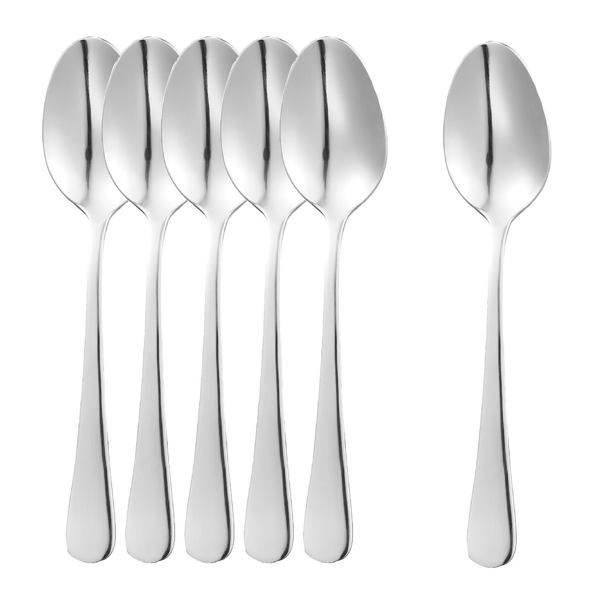 Classic kaffeskjeer 14 cm x 6 stk, rustfritt stål