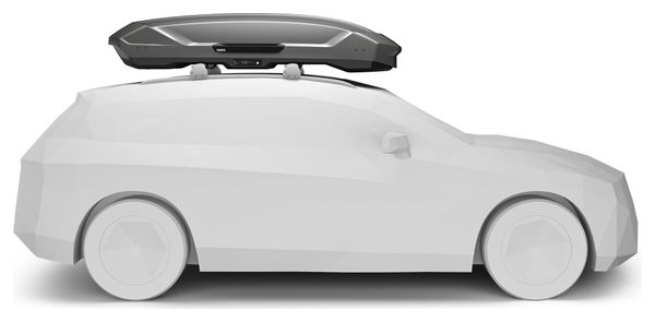 Coffre de Toit Thule Motion 3 XXL (600 L) Gris Titan Glossy