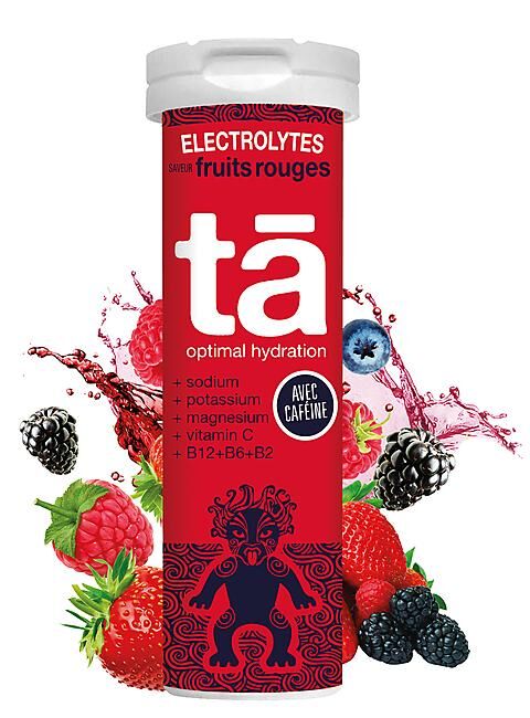 TA ENERGY - BOISSON PASTILLES ELECTROLYTES FRUITS ROUGES CAFEI