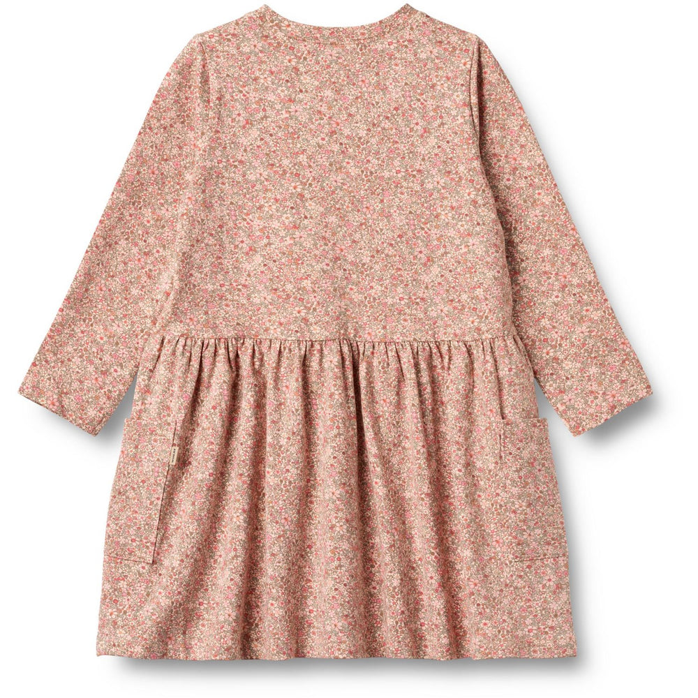 Køb Wheat Rose Dust Flower Meadow Jersey Kjole L/S Bessie