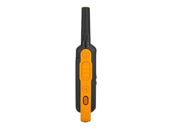 Motorola Talkabout T82 Extreme - Quad Pack - bærbar - toveis radio - PMR - 446 MHz - 16-kanalers - svart, gul (en pakke 4)