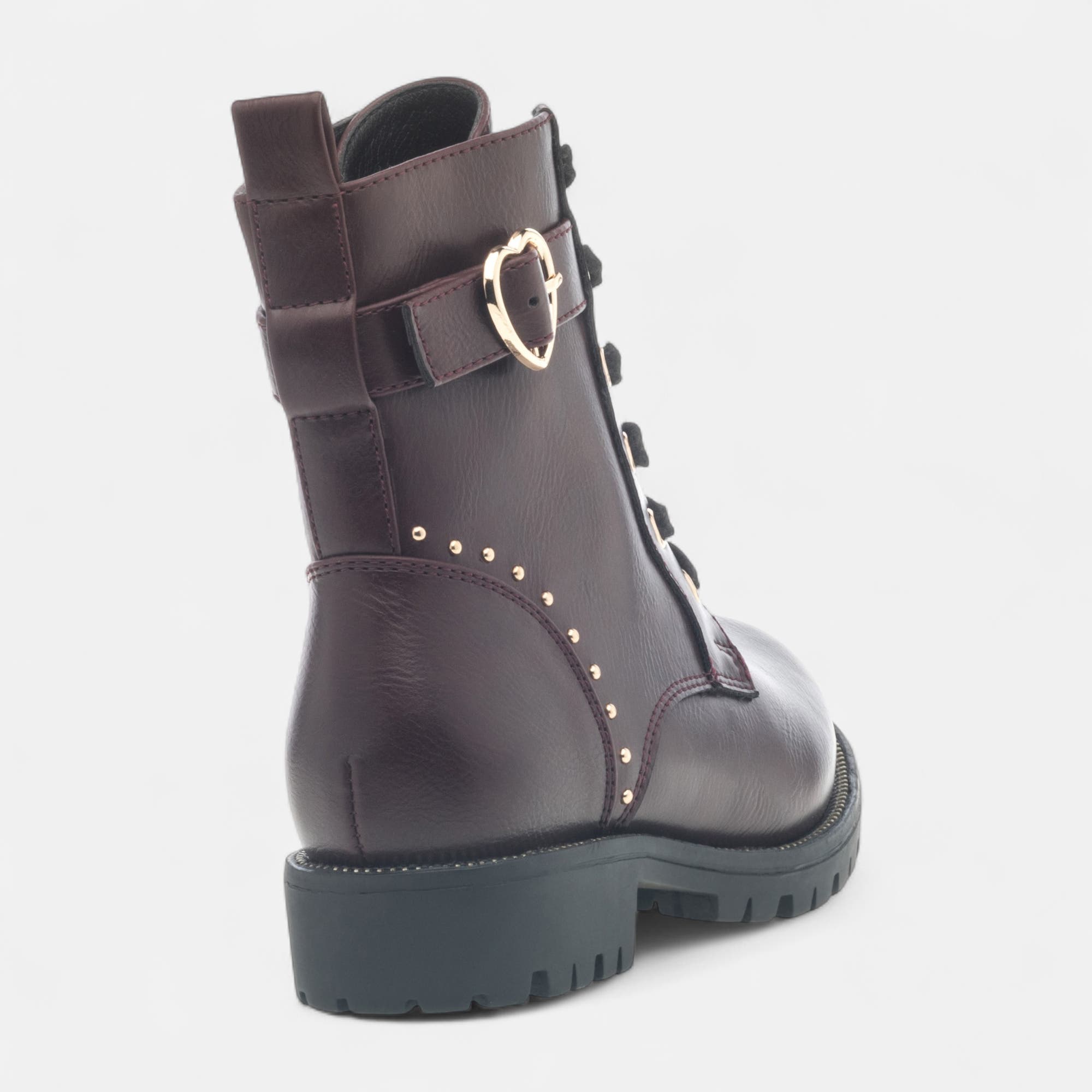 Boots Fille bordeaux
