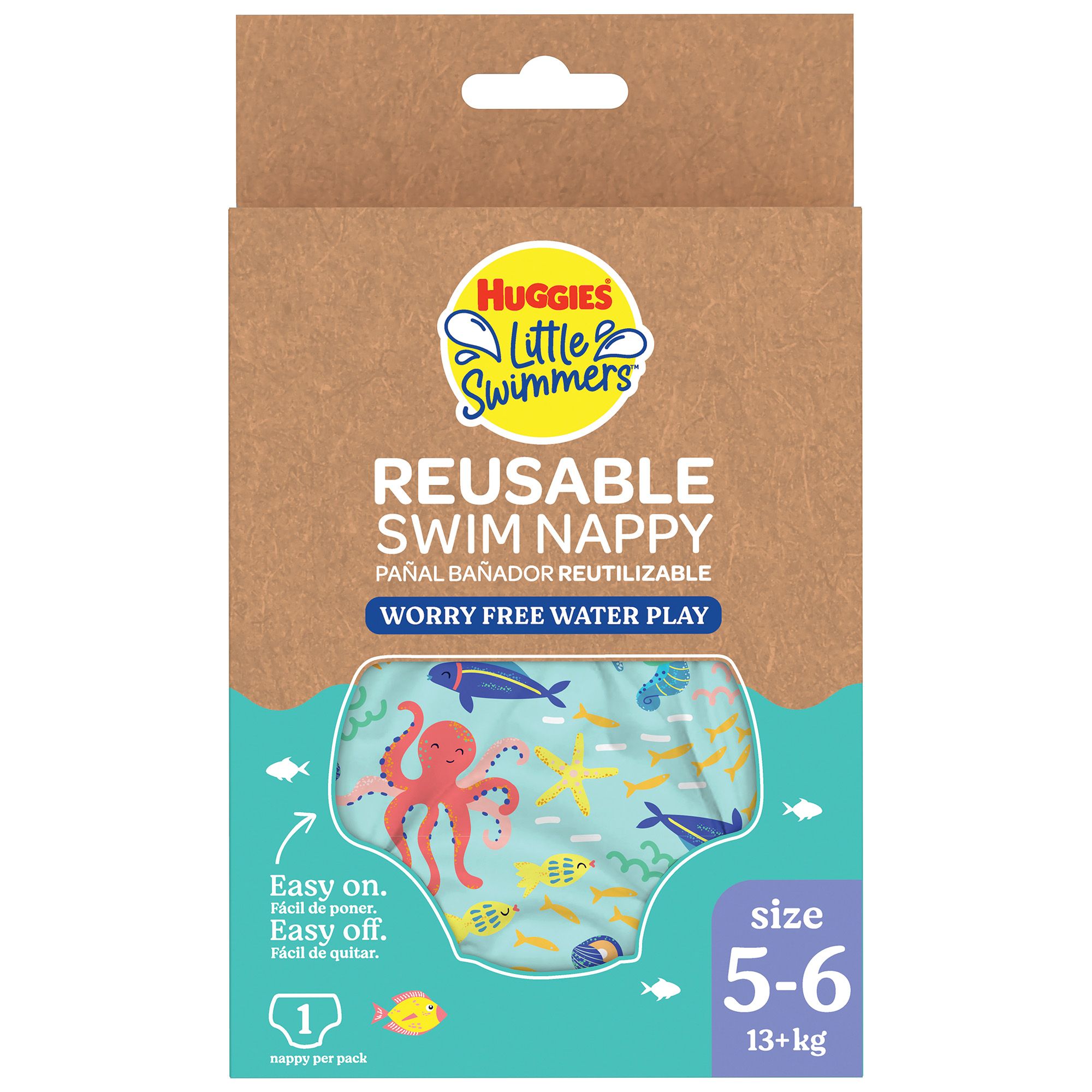 Huggies Little Swimmers wiederverwendbare Schwimmwindel Größe 5-6 Unter Wasser