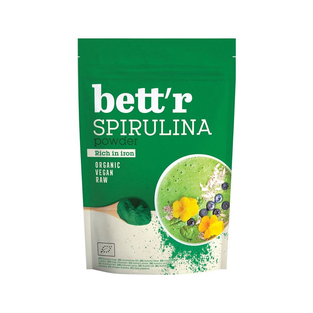 BETT'R Spirulina Pulver<br>200 g, Beutel, Pulver
