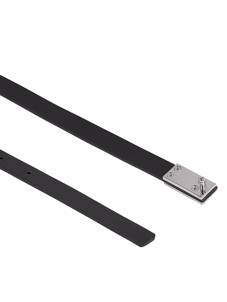 CALVIN KLEIN Ledergürtel schwarz