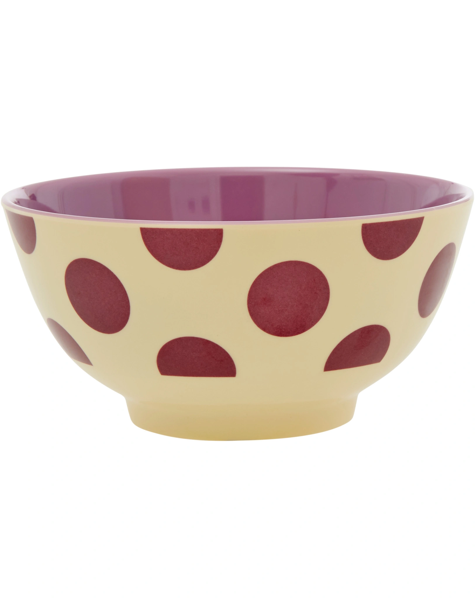 Melamin-Schale MEDIUM DOTS TONE in purple