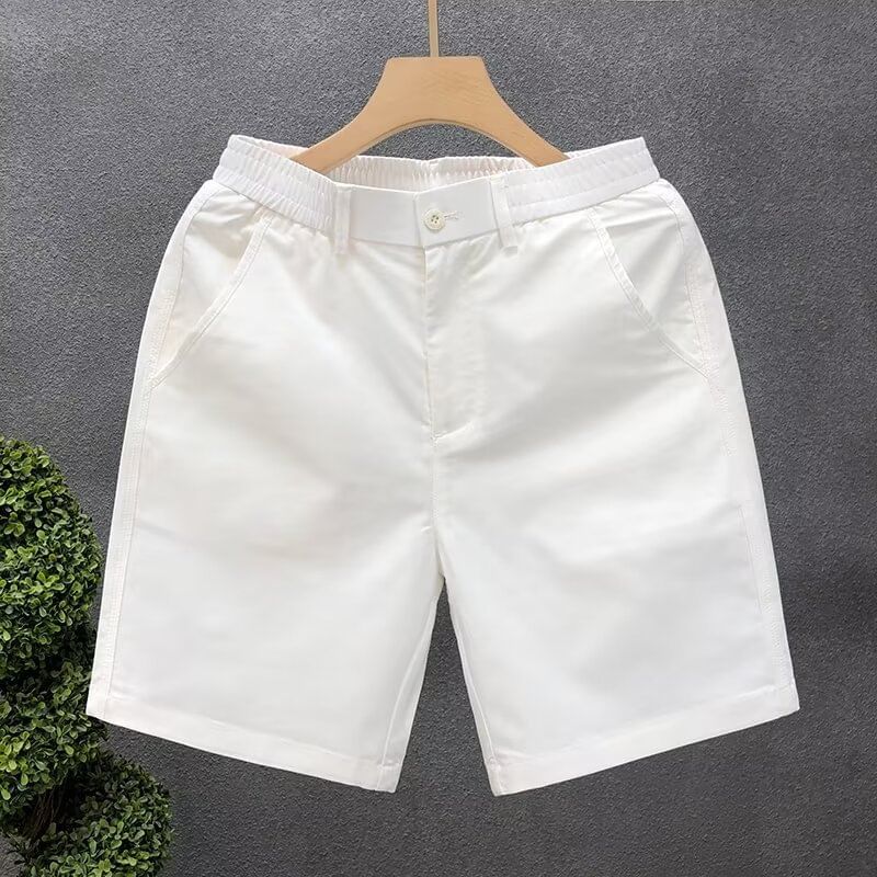 Cowpow - Effen shorts met elastische taille