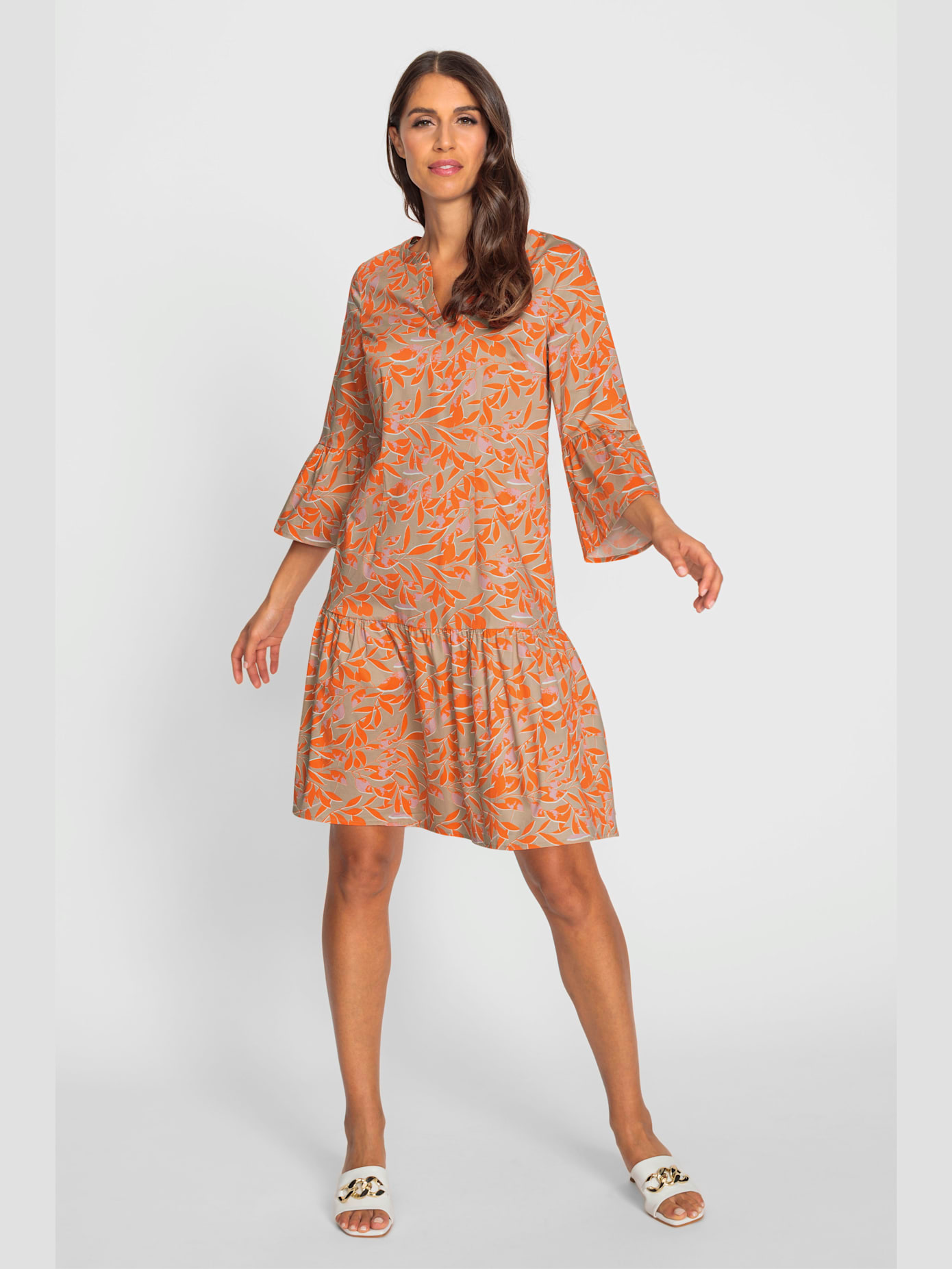 Robe imprimée qualité légère, confortable à porter