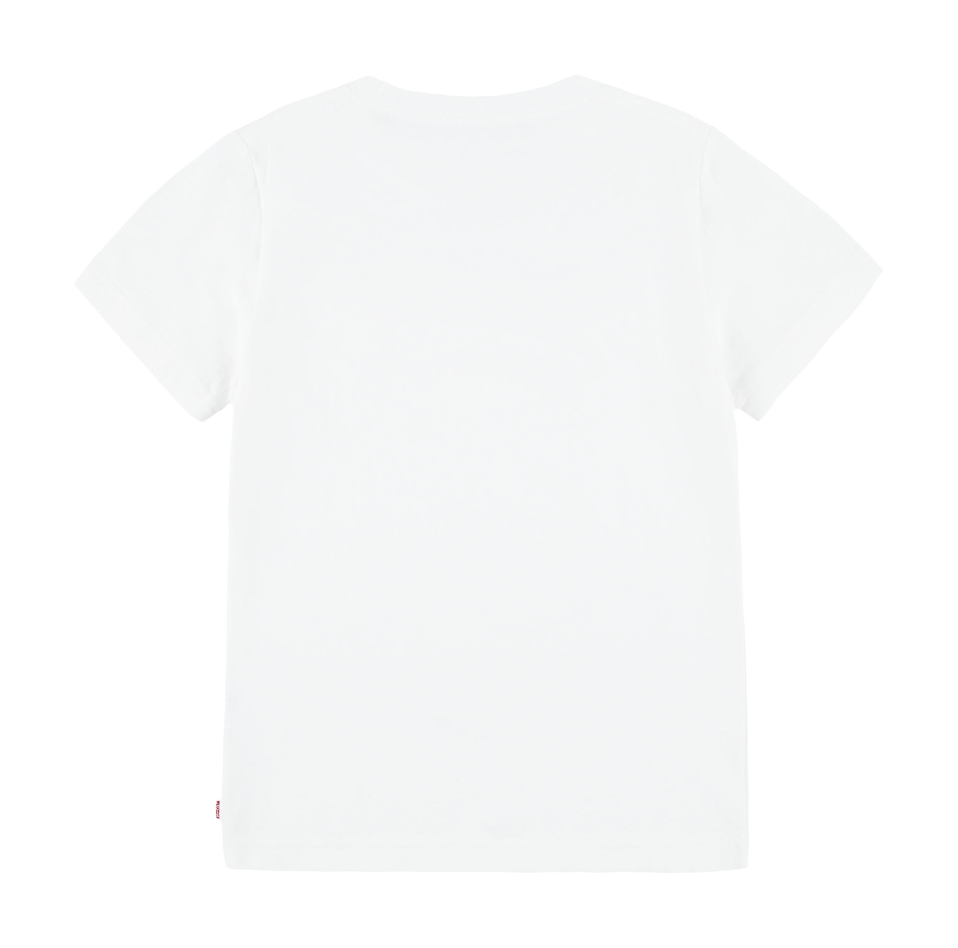 Tee-shirt col rond sérigraphié en coton | Blanc