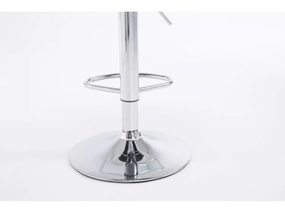 Lot de 2 Tabouret de bar - Similicuir & Noir - Noir - Köln