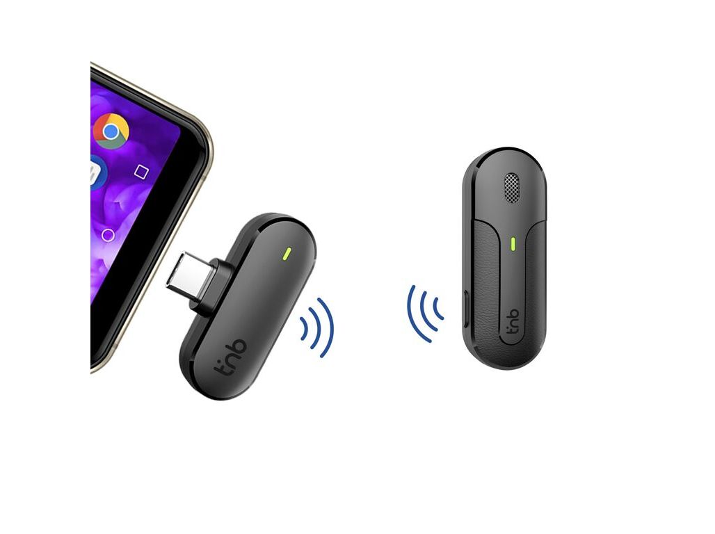 MICROFONE LAPELA TNB INLAPMICWLBX USB-C SEM FIOS PRO