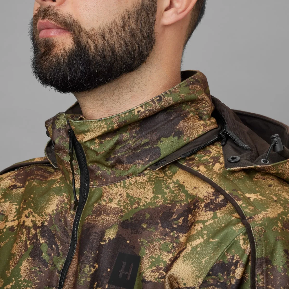 Härkila Men's Deer Stalker Camo Hws Jacket Axis Msp Forest Green