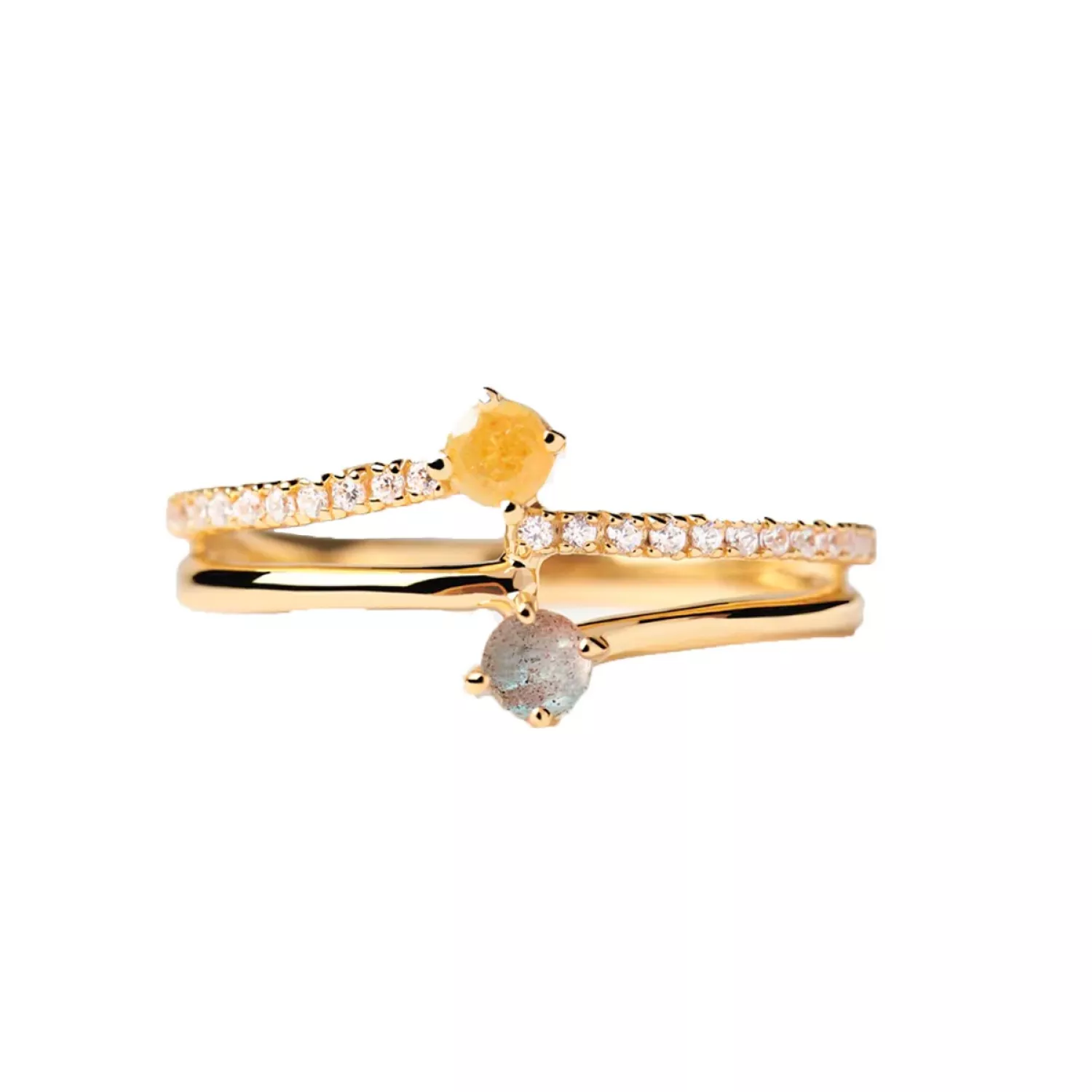 PDPAOLA Patio Ring 18 kt. Forgyldt Sølv AN01-644