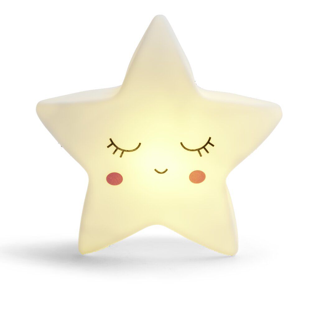 Veilleuse à LED ourson/lune/étoile H12,5cm-3 modèles