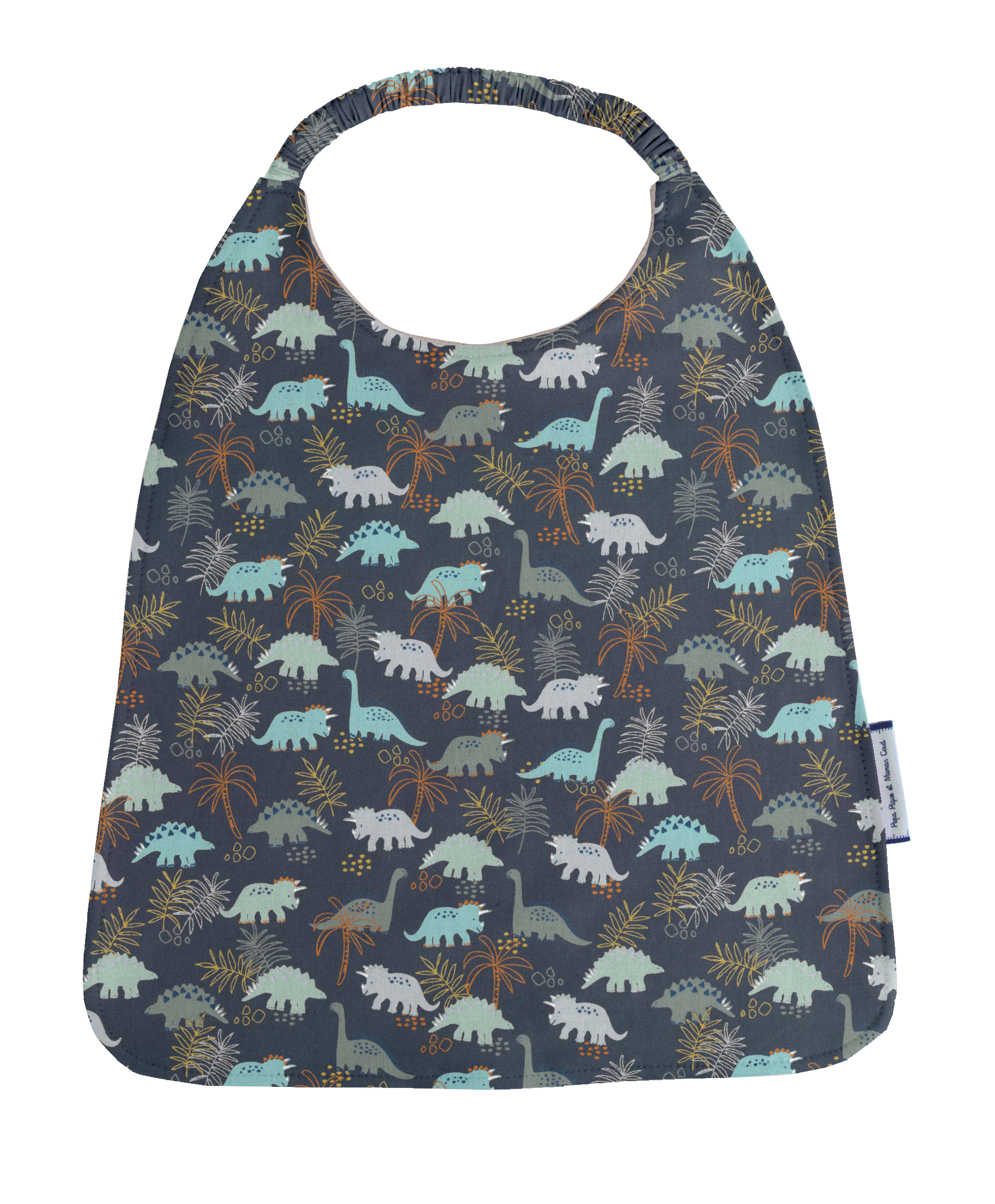 Serviette Enfant Élastique Jurassic Dino Marine