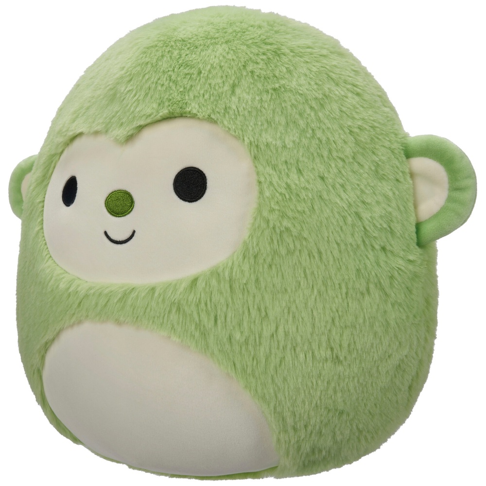 Original Squishmallows 30cm Fuzz-A-Mallows Mills, das grüne Affen-Plüschtier