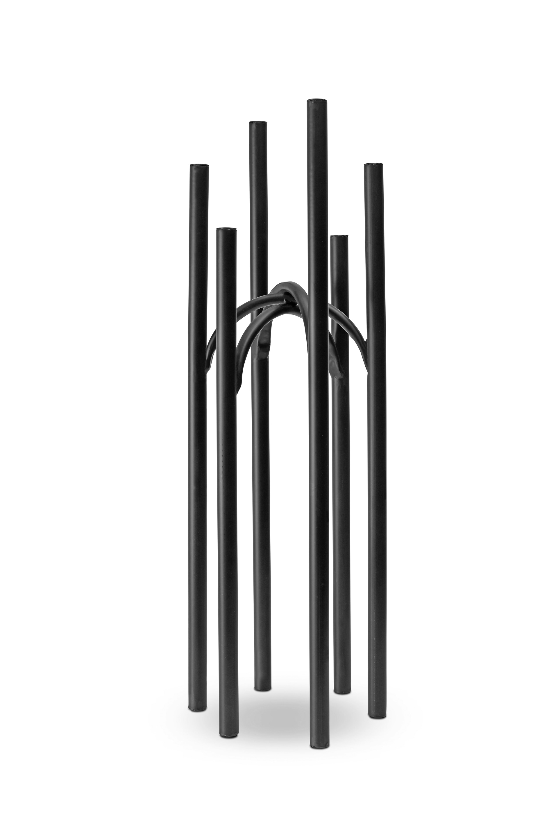 Kerzenständer für 6 Stabkerzen 90,5cm schwarz