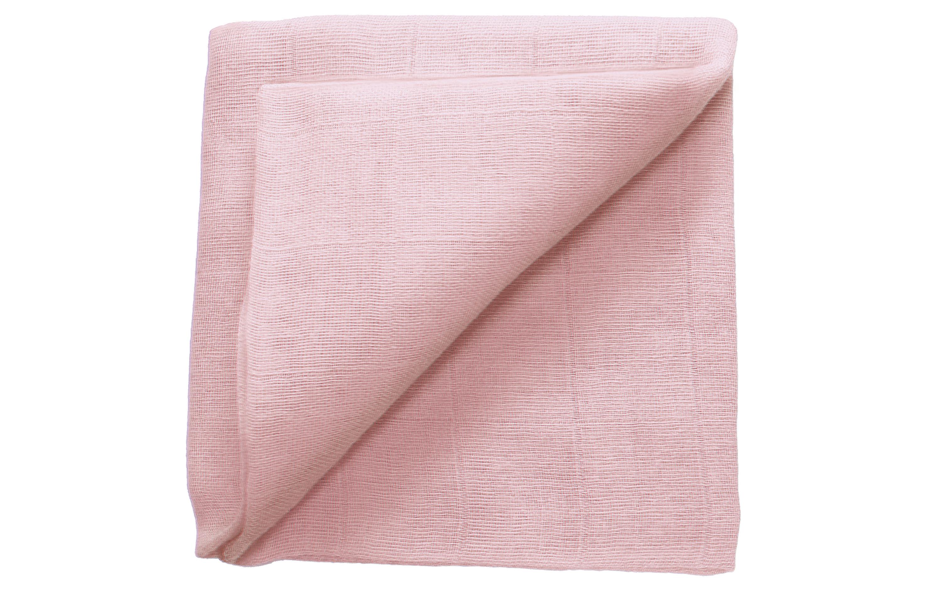 Mulltuch rosa Gr. 60 x 60 cmMulltuch 60 x 60 cm, 1 Stück