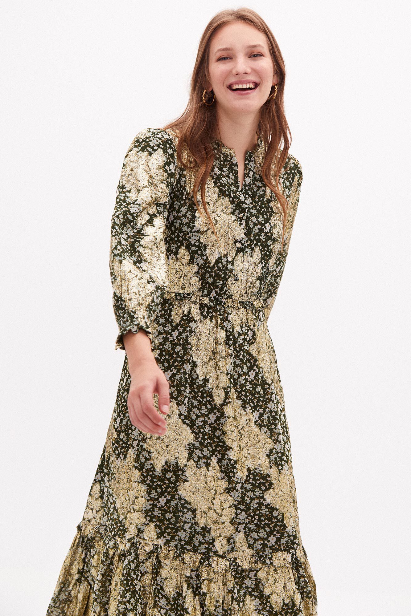 Vestido midi estampado Edna - Vários modelos