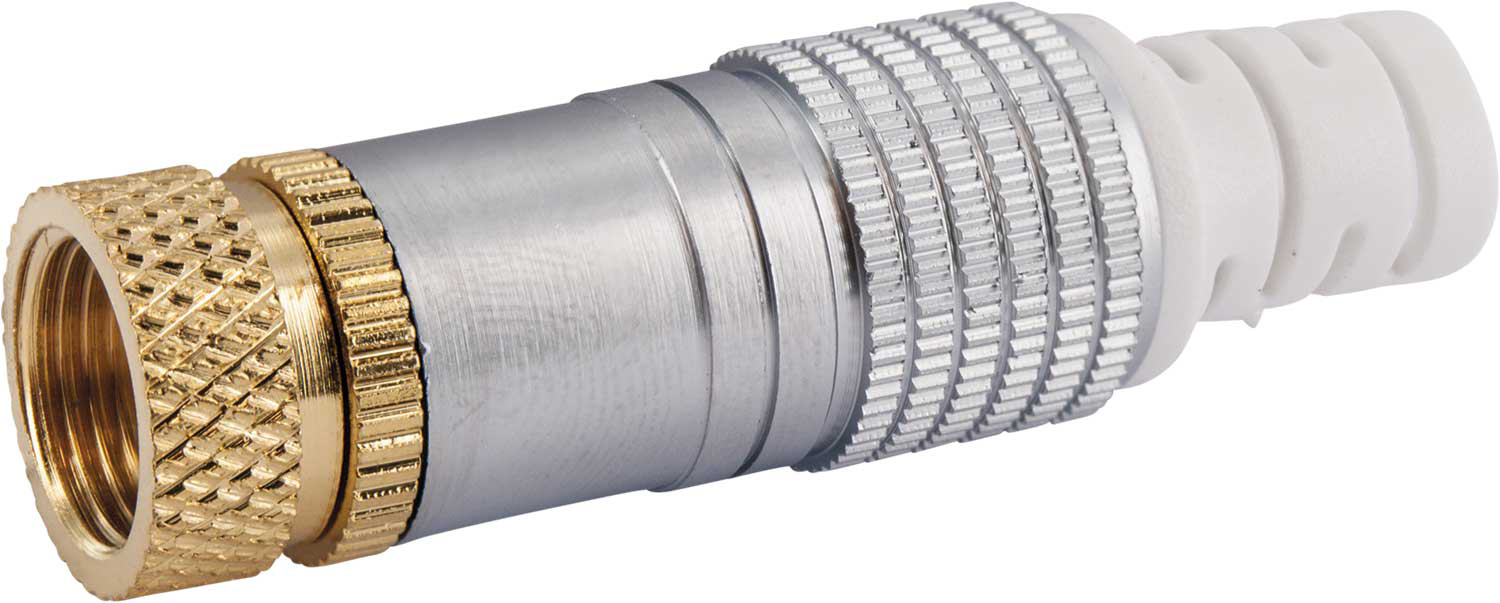Schwaiger 2 x 7 mm HQ F-opdraaistekker