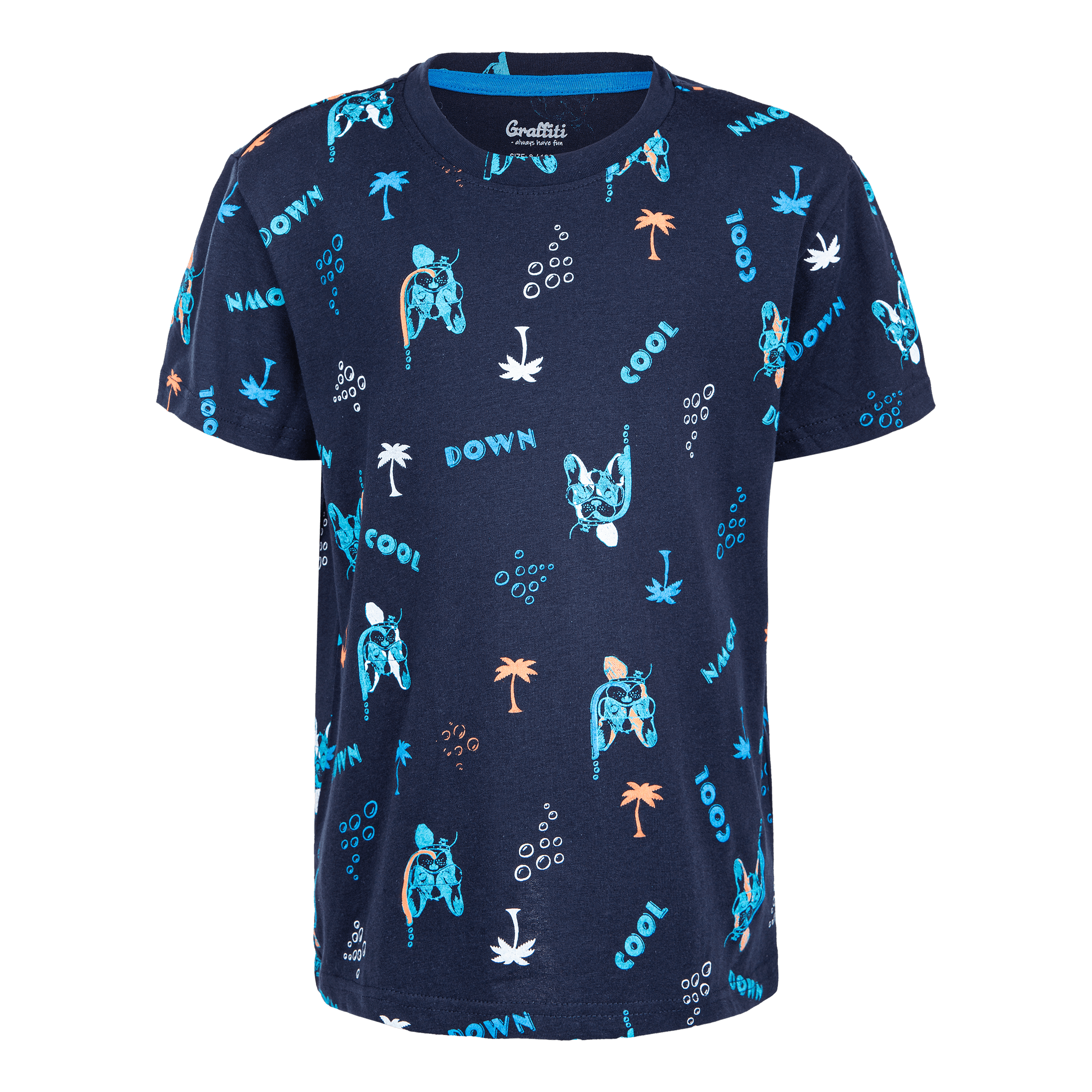 Graffiti Henry S/S Tee - Fritid og bomull
