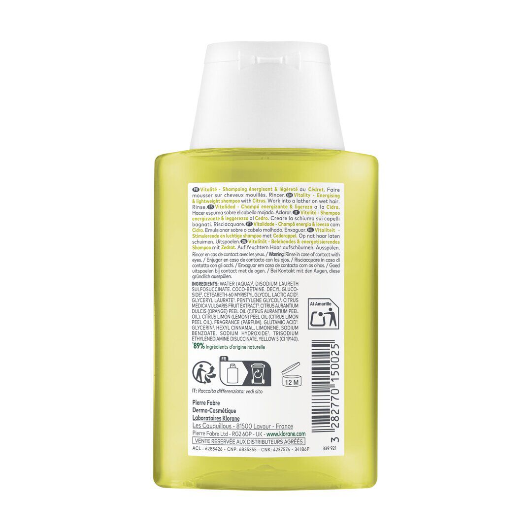 KLORANE  Champô Cidra - 100ml