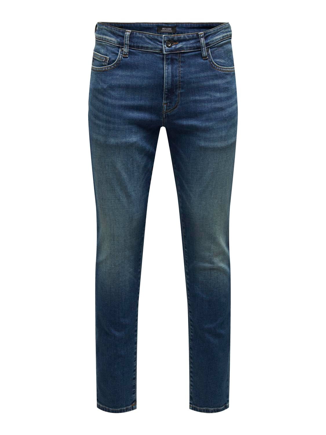 ONSLOOM Slim Fit Jeans Dark Medium Blue Denim