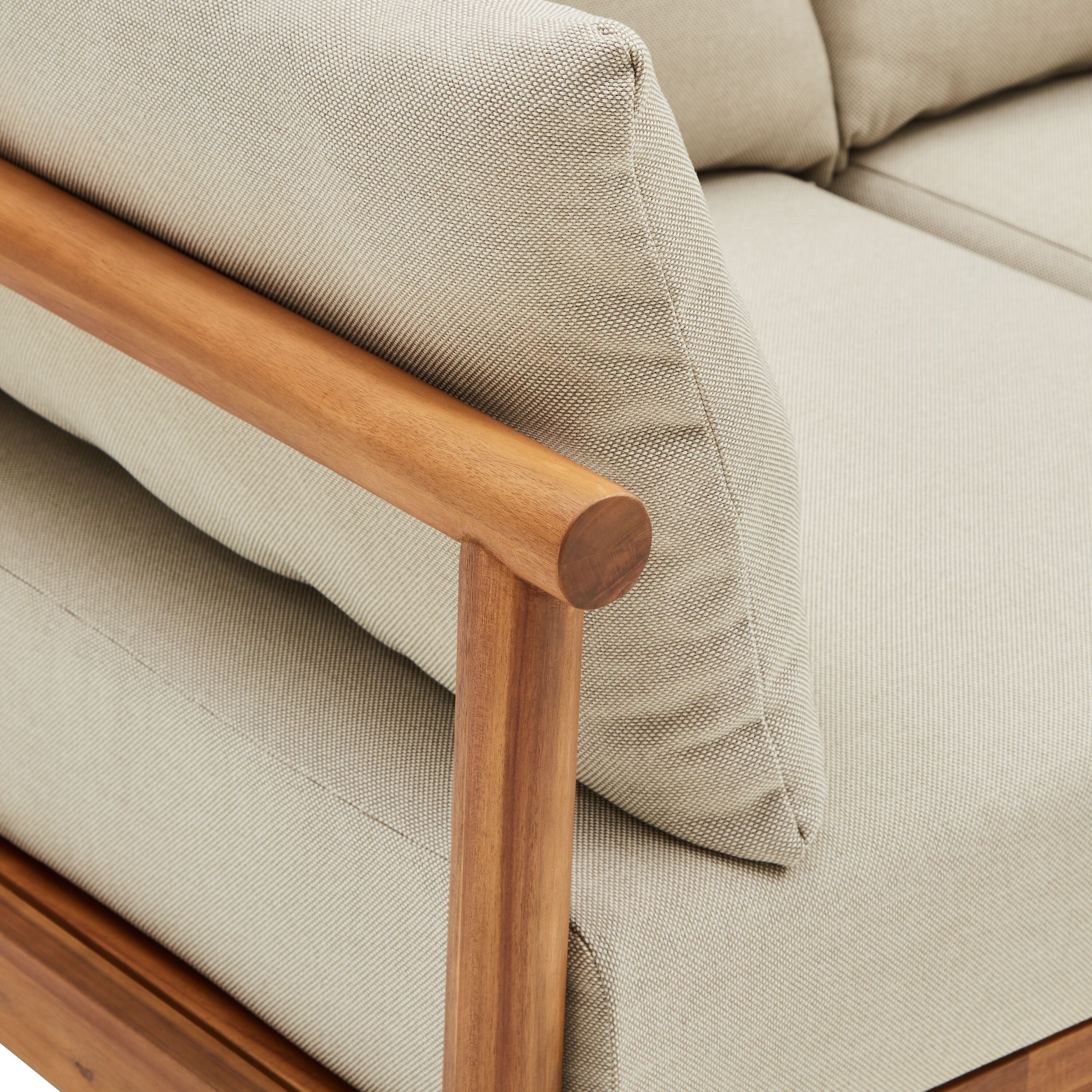PANAREA Loungesofa - Hellgrau / B: 199.2 cm x T: 87.0 cm x H: 73.0 cm