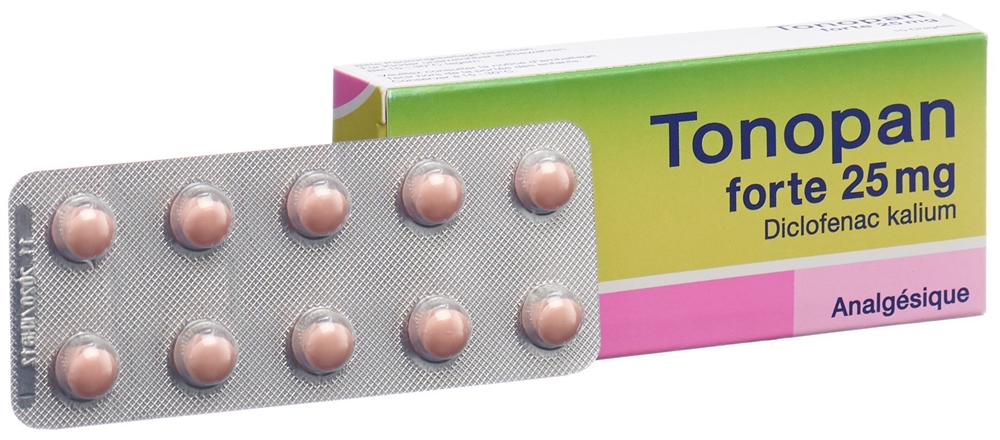 TONOPAN forte Drag 25 mg Blist 10 Stk