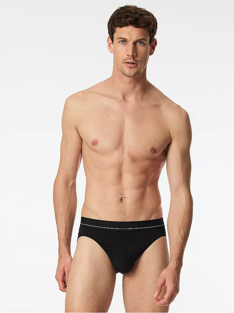 SCHIESSER Rio-Slip schwarz  schwarz